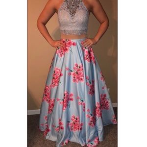 Floral prom dress